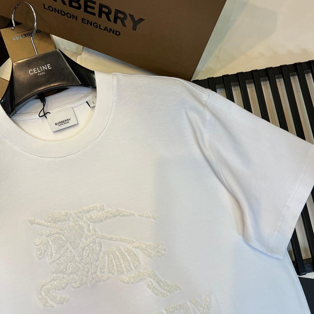 Burberry T-Shirt Without Collar 'White' - SleekGait