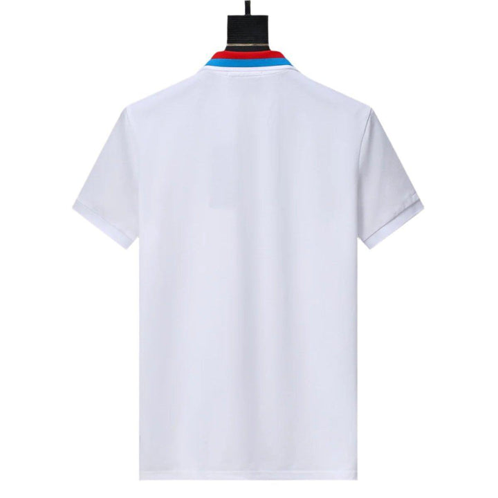 Gucci White T-shirt with a collar - SleekGait