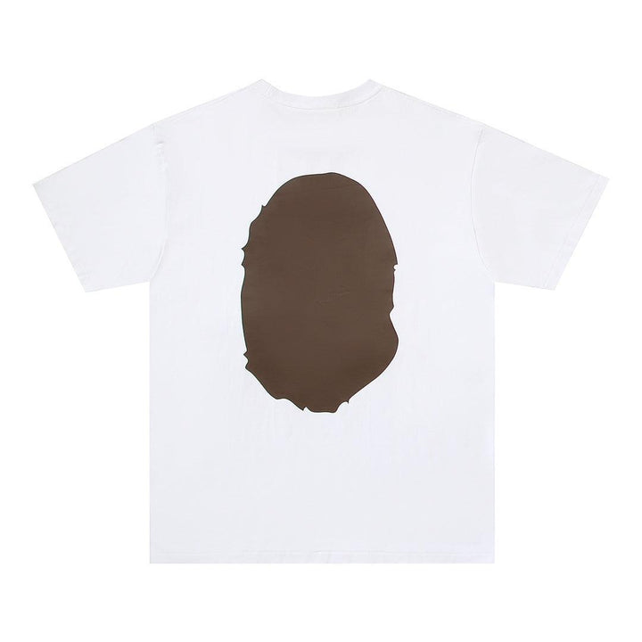 Bathing Ape White T-Shirt without Collar - SleekGait