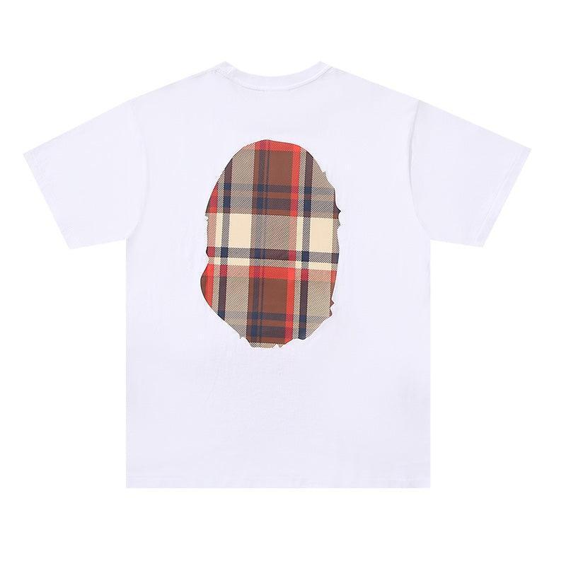 Bathing Ape White T-Shirt without Collar - SleekGait