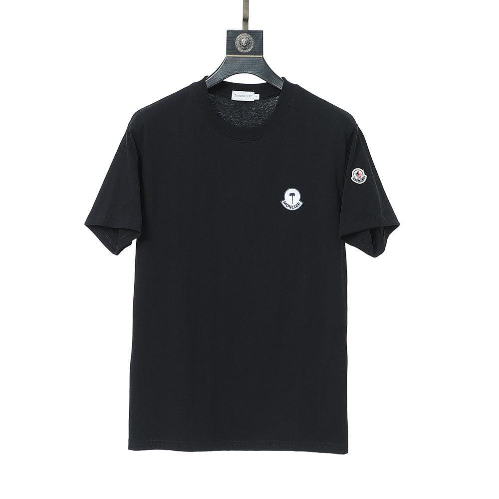 Moncler T-Shirt Without Collar 'Black' - SleekGait