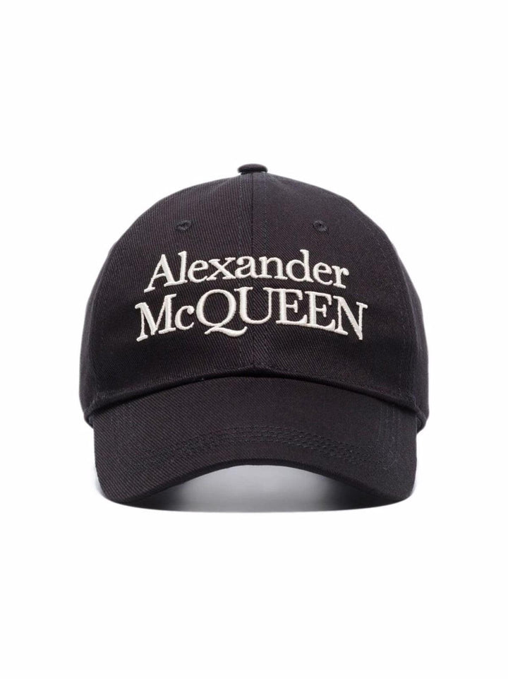 ALEXANDER MCQUEEN Stacked Logo Baseball Cap for Men - SleekGait