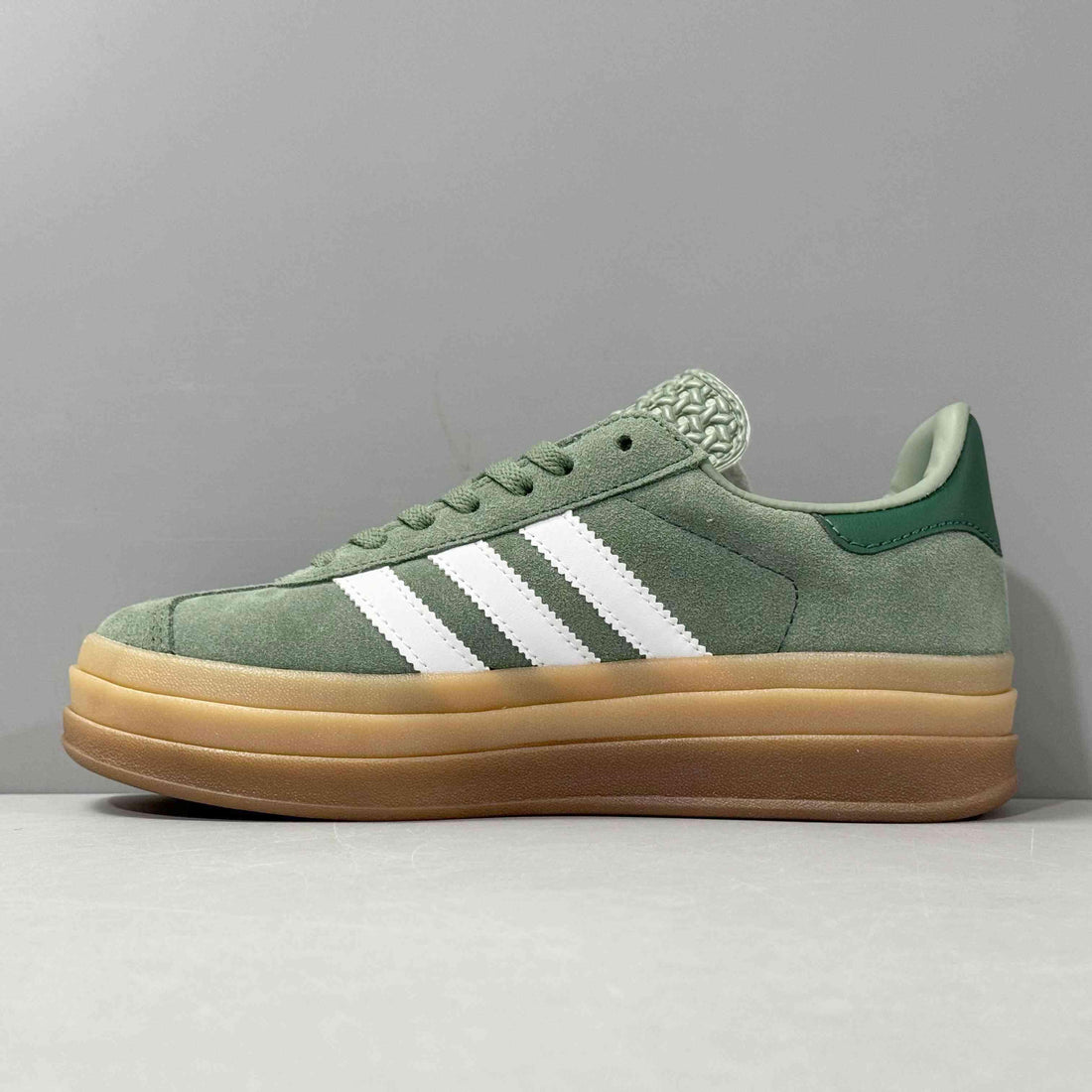 Adidas Originals Gazelle Bold 'Silver Green Gum' - SleekGait