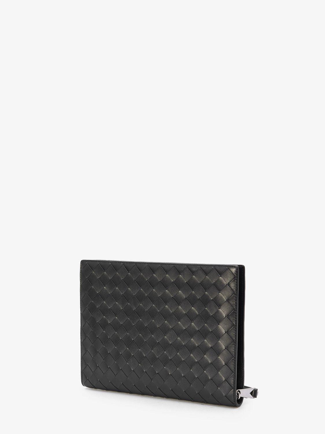 BOTTEGA VENETA Intrecciato Leather Document Case - 27.5 CM x 20.5 CM - SleekGait