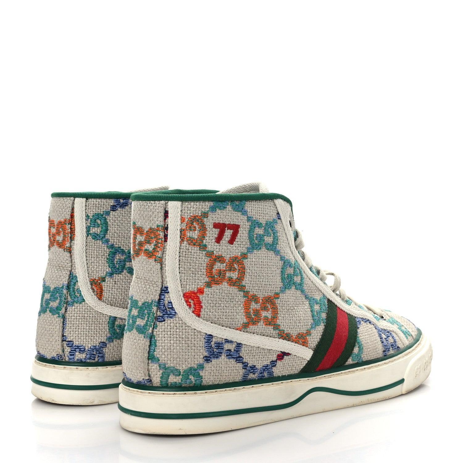 Gucci Tennis 1977 Canvas High Top - SleekGait