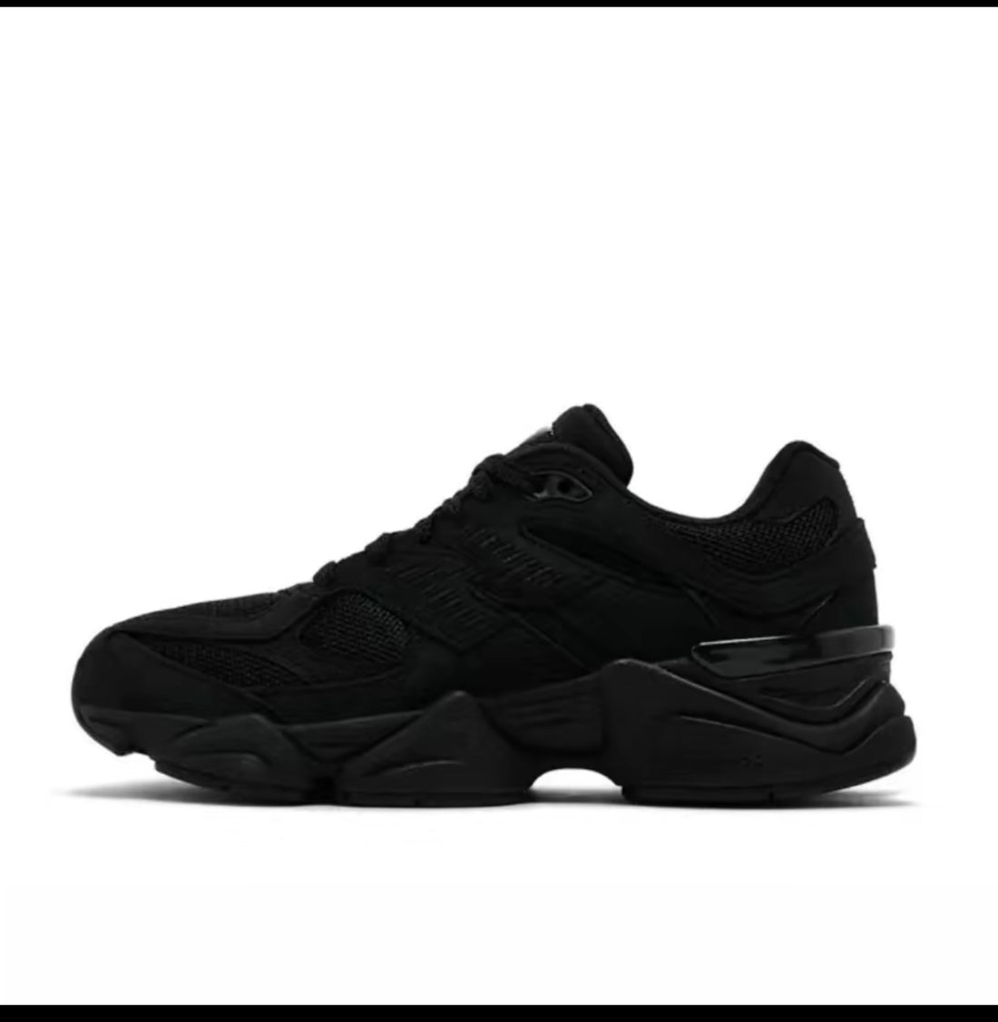 New Balance 9060 Triple Black Cat Youth / Women's Perfect Casual Daily Lifestyle Sneaker Fashion Footwear Gym Walking Shoe Running Sneaker Girl