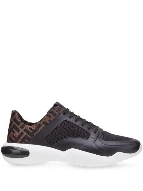 Fendi jacquard FF motif running sneakers - SleekGait