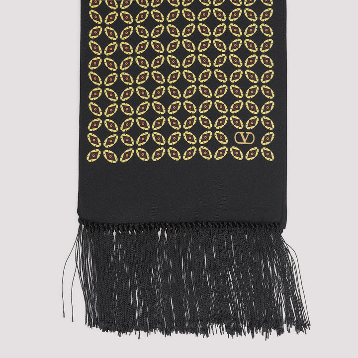 VALENTINO GARAVANI Silk Bandeau Scarf for Men - SleekGait