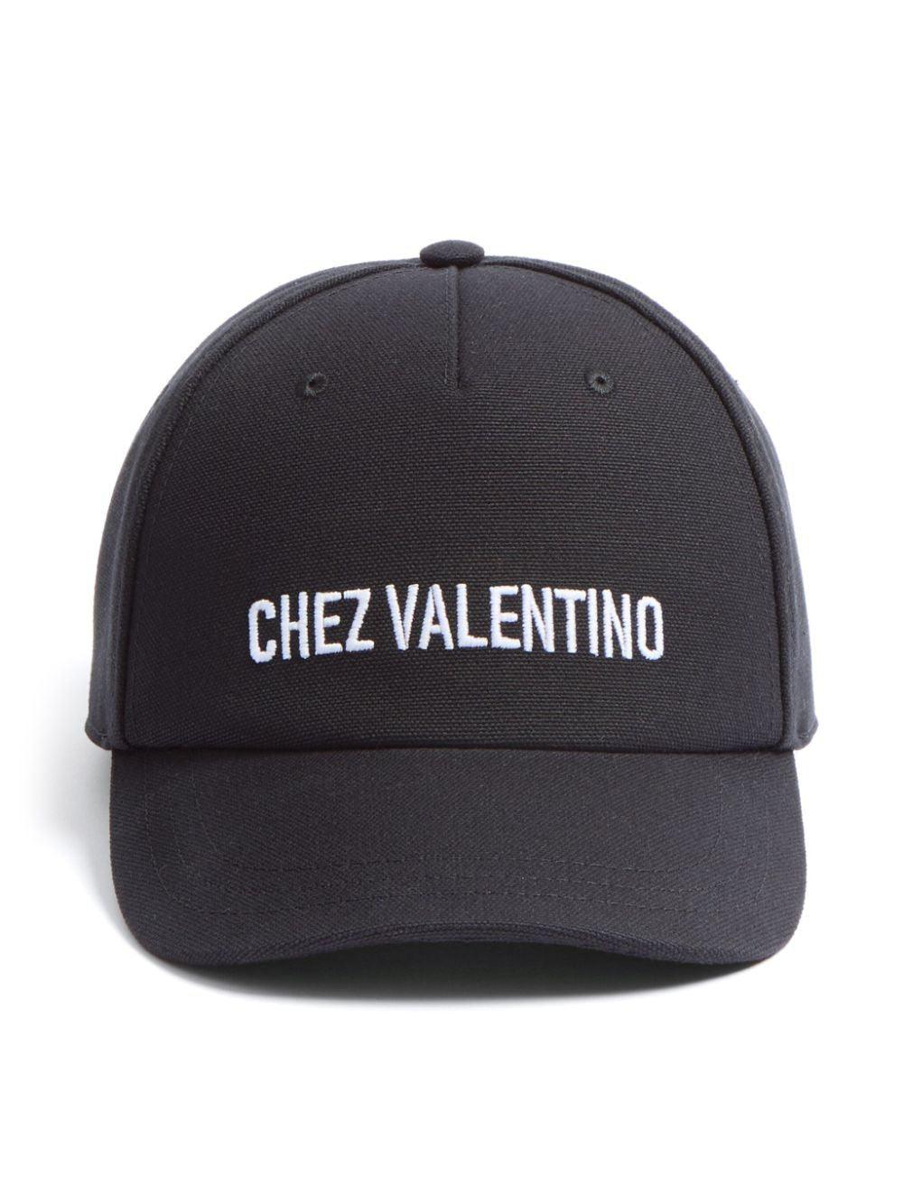 VALENTINO Classic Black Baseball Hat for Men - SleekGait