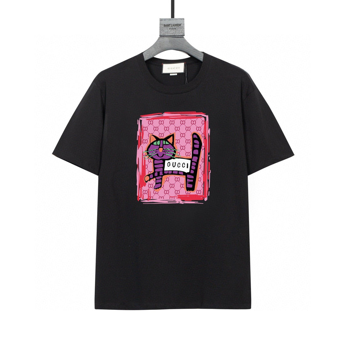 Gucci T-Shirt Without Collar 'Black' - SleekGait