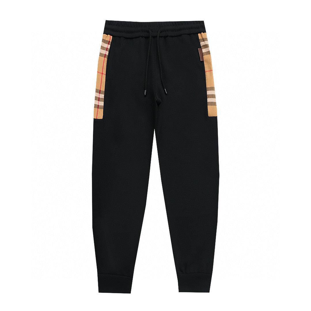 Burberry Long Pant 'Black/Beige' - SleekGait