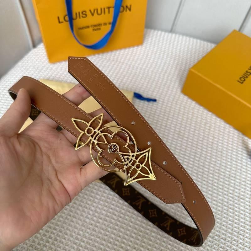 Louis Vuitton Woman Reversible Belt 'Brown' - SleekGait