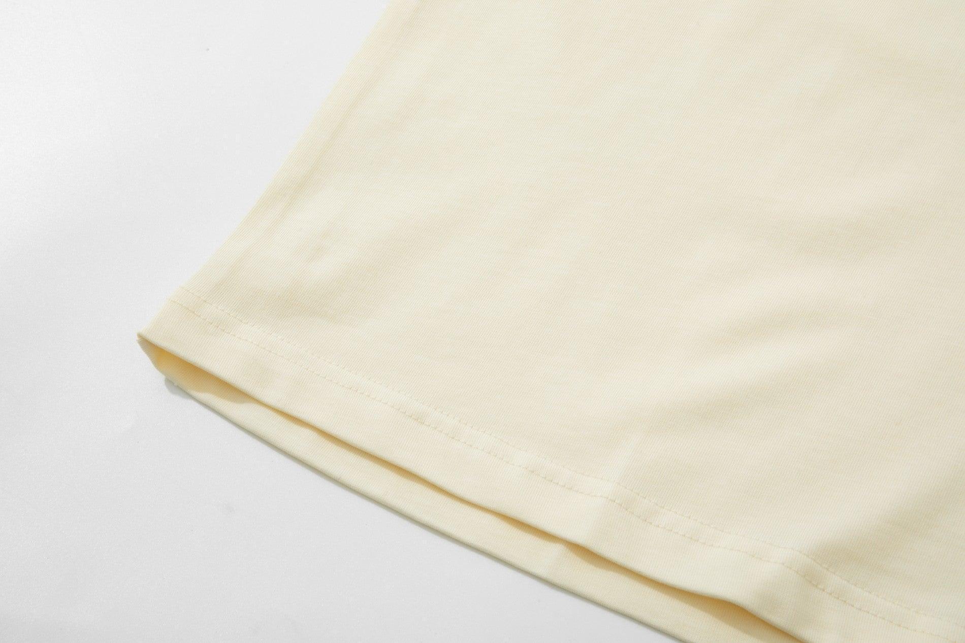 Gucci T-Shirt Without Collar ''Beige-Orange - SleekGait