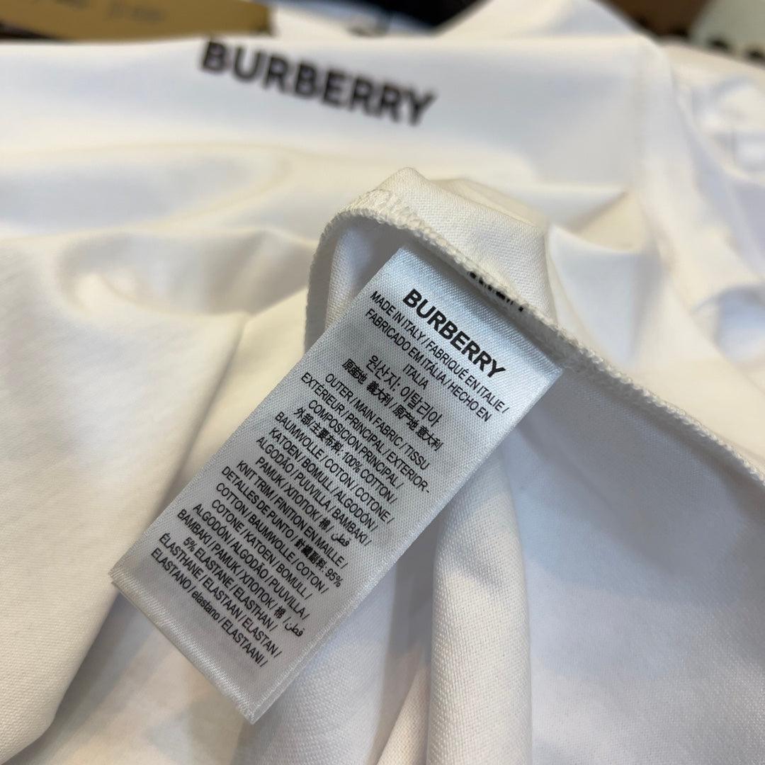 Burberry T-Shirt Without Collar 'White' - SleekGait