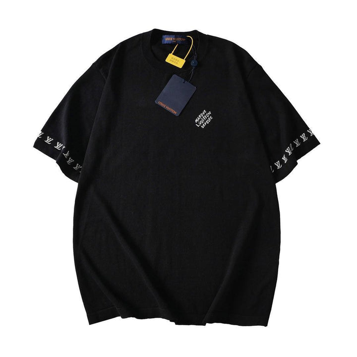 Louis Vuitton T-Shirt Without Collar 'Black' - SleekGait