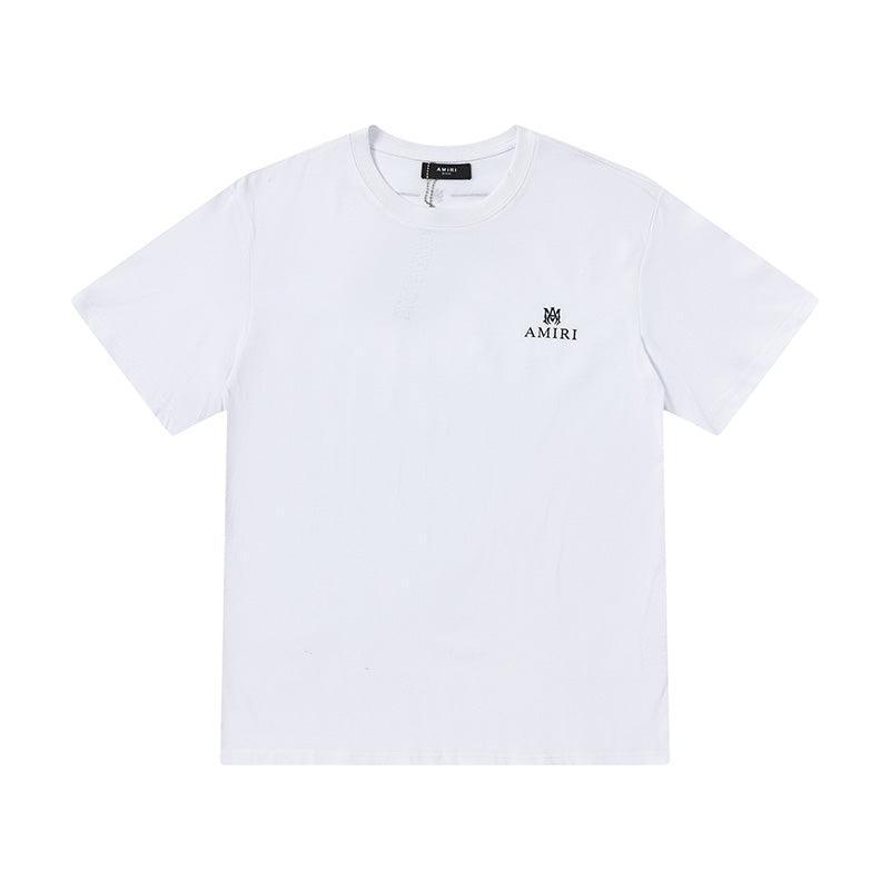 Amiri White T-Shirt Without Collar - SleekGait