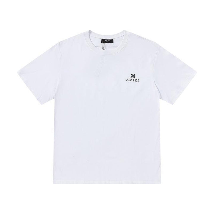 Amiri White T-Shirt Without Collar - SleekGait