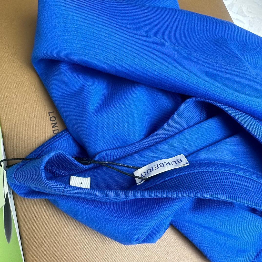 Burberry Blue T-Shirt Without Collar - SleekGait