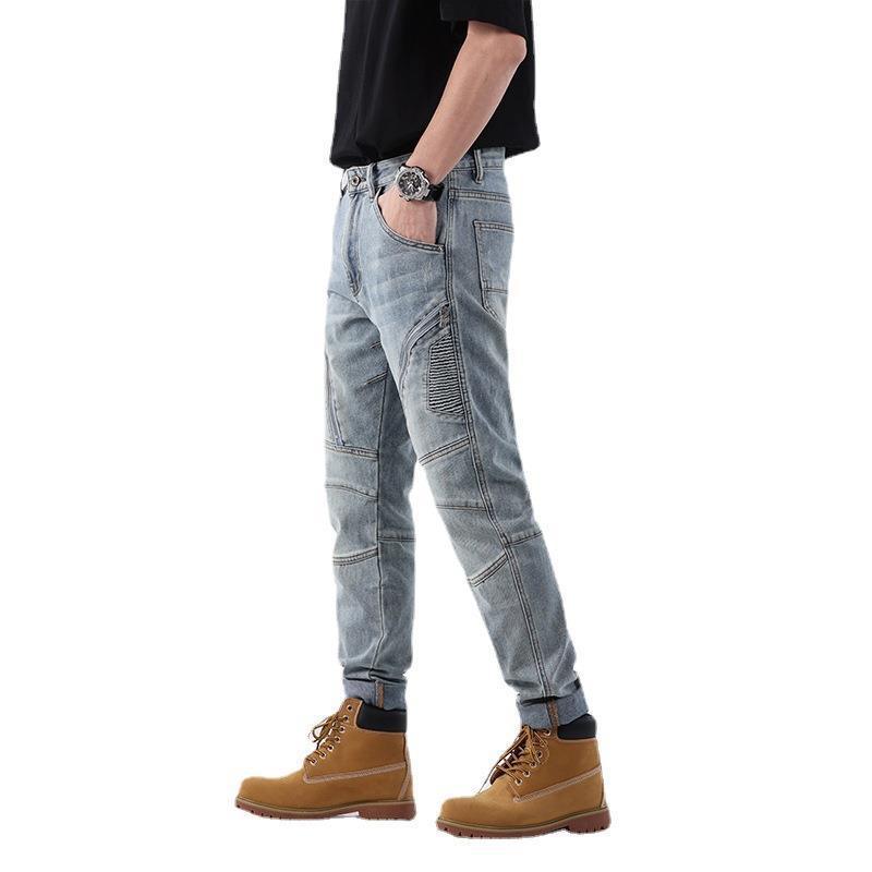 Men's Simple Comfortable Slim Jeans - SleekGait