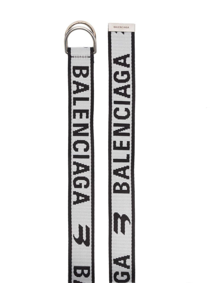 BALENCIAGA Jacquard Logo D Ring Belt - SleekGait