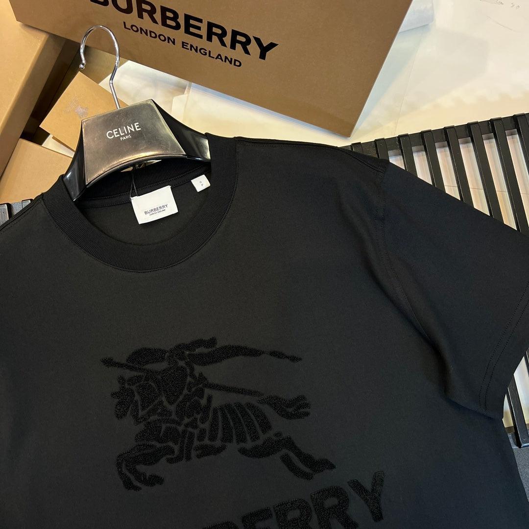 Burberry T-Shirt Without Collar 'Black' - SleekGait