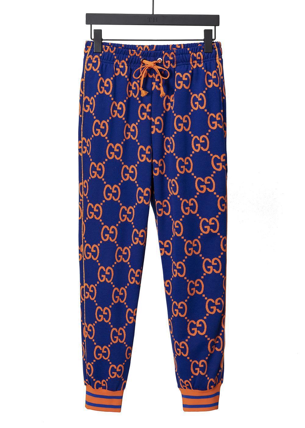 Gucci Long Pant 'Blue/Orange' - SleekGait