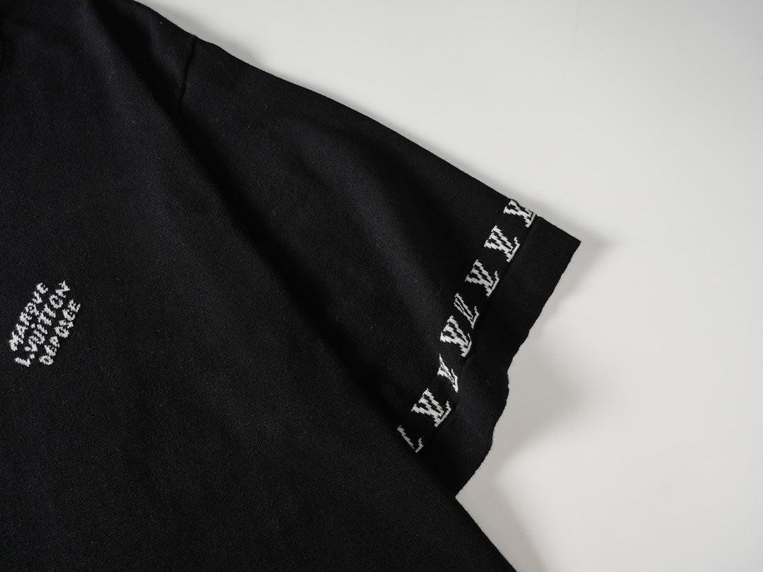 Louis Vuitton T-Shirt Without Collar 'Black' - SleekGait