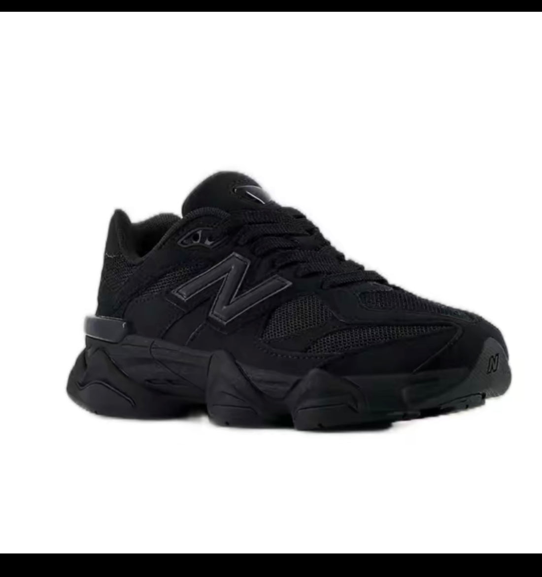 New Balance 9060 Triple Black Cat Youth / Women's Perfect Casual Daily Lifestyle Sneaker Fashion Footwear Gym Walking Shoe Running Sneaker Girl