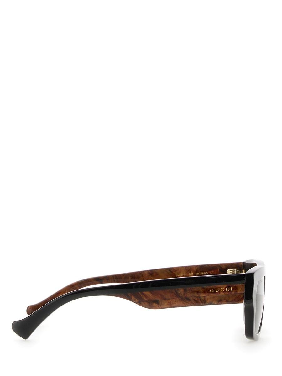 GUCCI Rectangular Acetate Sunglasses for Men - SleekGait