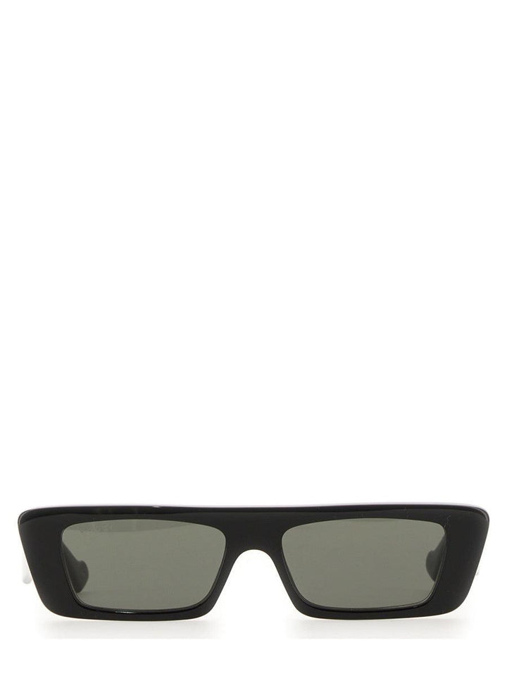 GUCCI Rectangular Sunglasses with Iconic Logo - Men's Accessory - SleekGait