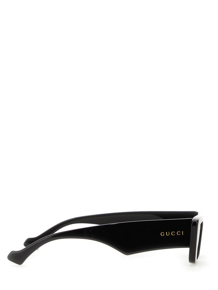 GUCCI Rectangular Sunglasses with Iconic Logo - Men's Accessory - SleekGait