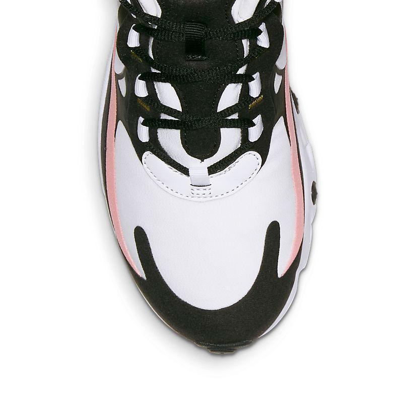 Nike Air Max 270 React 'Black White Bleached Coral' - SleekGait