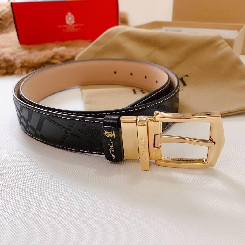 Burberry Leather Vintage Belt 'Black' - SleekGait