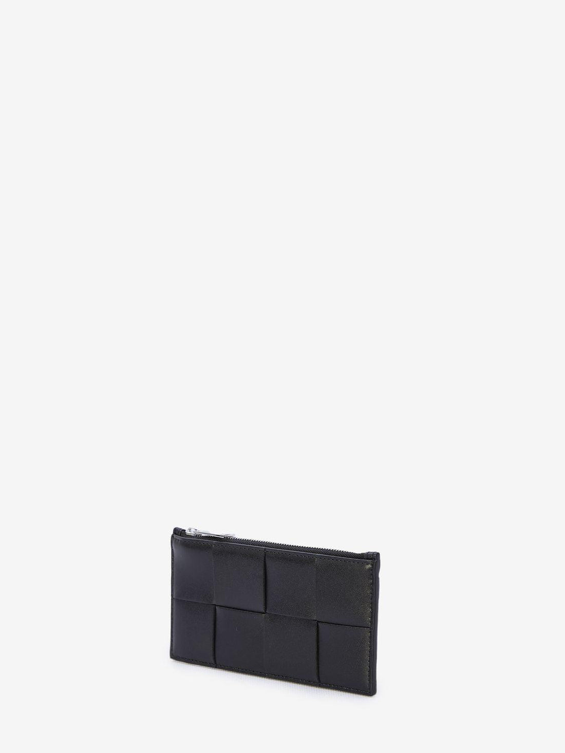 BOTTEGA VENETA Mini Leather Card Holder with Zip Closure - SleekGait