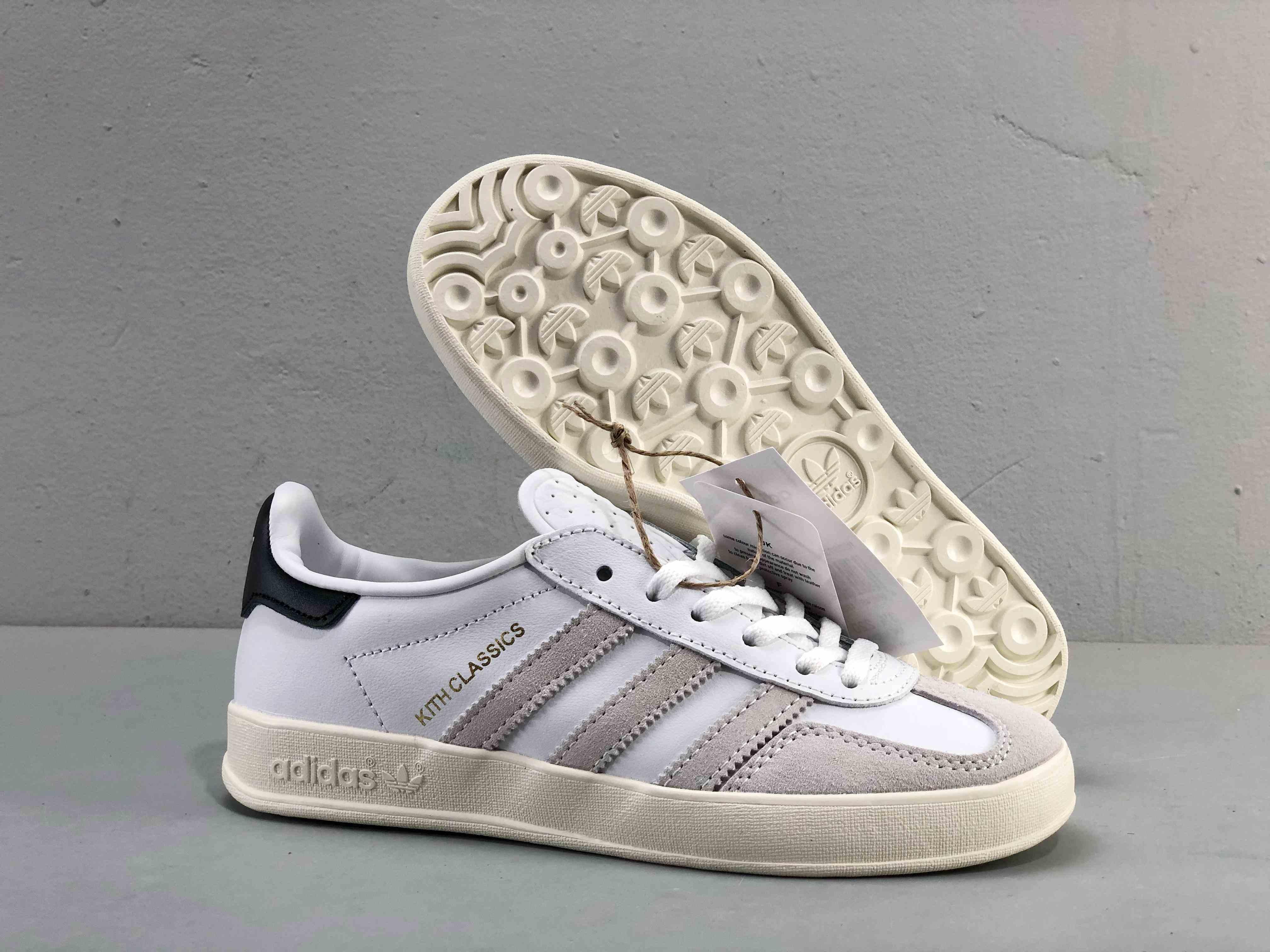 Adidas Originals Gazelle Indoor 'Kith Classics White Navy' - SleekGait