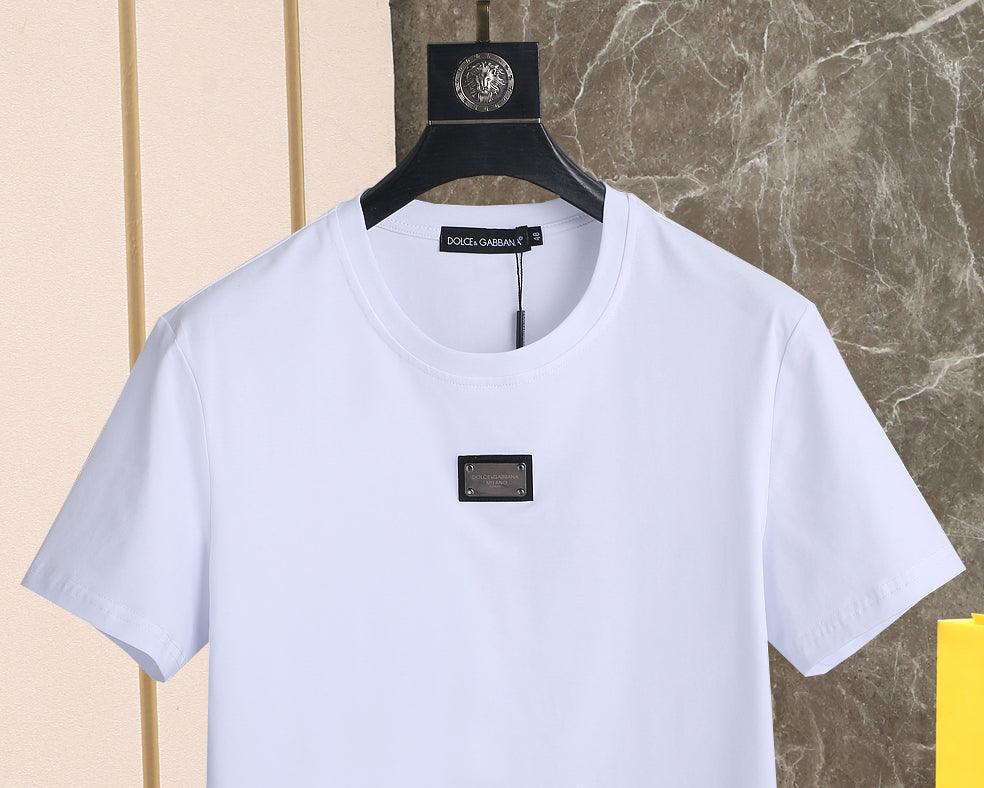 Dolce & Gabbana T-Shirt Without Collar 'White' - SleekGait