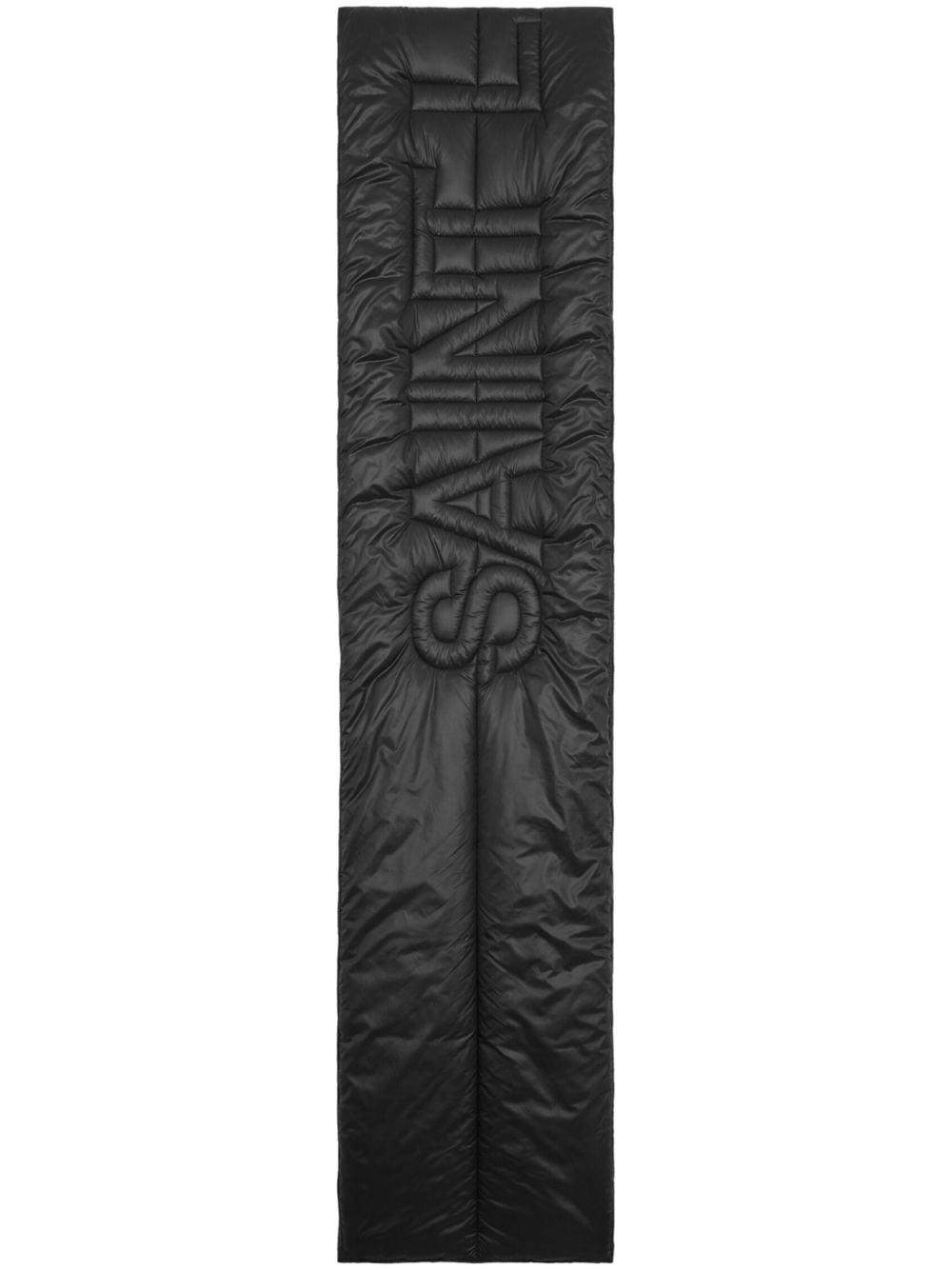 SAINT LAURENT Padded Logo-Embroidered Scarf - FW23 Edition - SleekGait