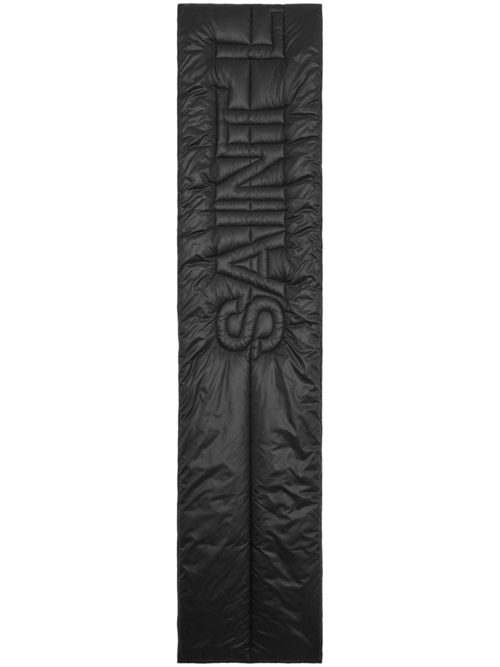 SAINT LAURENT Padded Logo-Embroidered Scarf - FW23 Edition - SleekGait