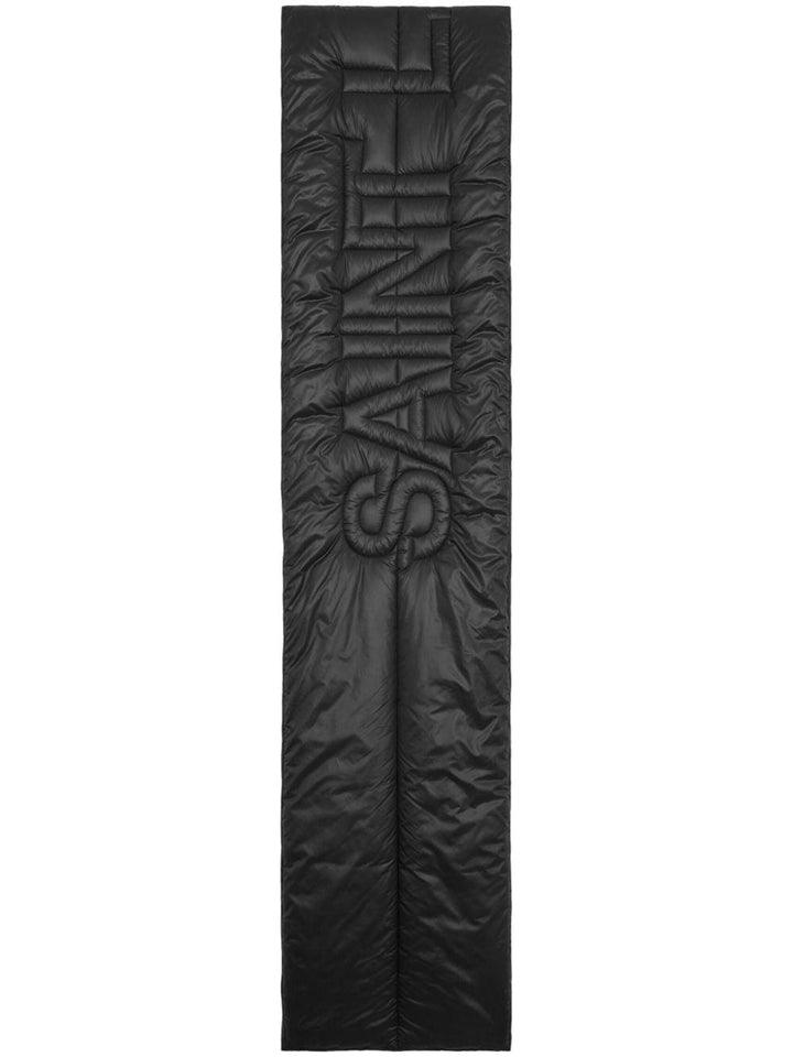 SAINT LAURENT Padded Logo-Embroidered Scarf - FW23 Edition - SleekGait