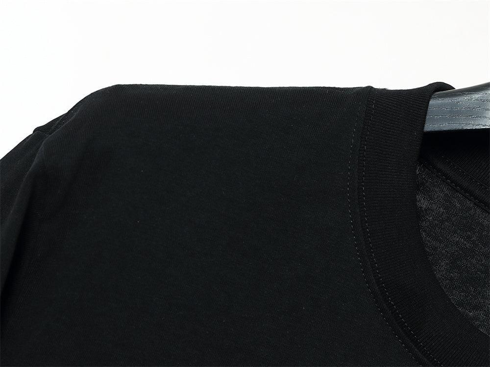 Moncler T-Shirt Without Collar 'Black' - SleekGait