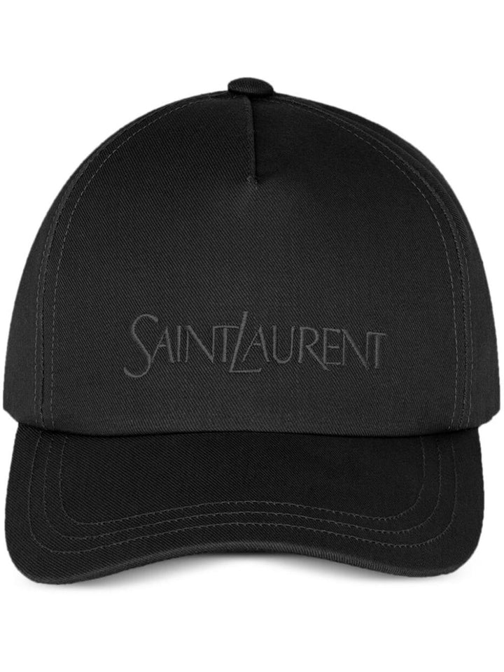 SAINT LAURENT Linen-Blend Baseball Cap - SleekGait