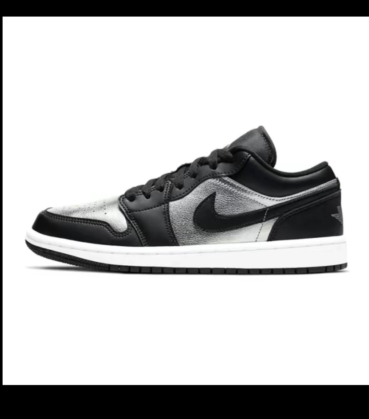 Nike Air Jordan 1 Low SE Silver Toe Women's Perfect Low Top Sneakers Walking Shoe Fashion