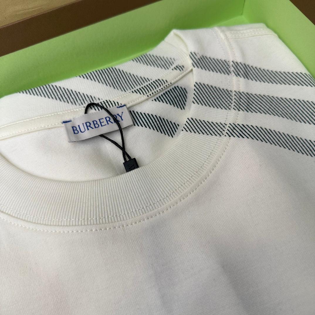 Burberry T-Shirt Without Collar 'White' - SleekGait