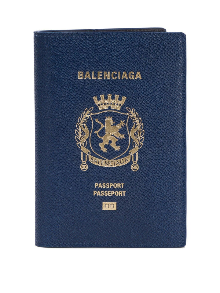 BALENCIAGA Men's Mini Leather Wallet & Card Holder - SleekGait