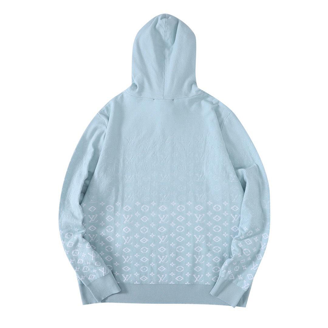 Louis Vuitton Sky Blue Monogram Hoodie