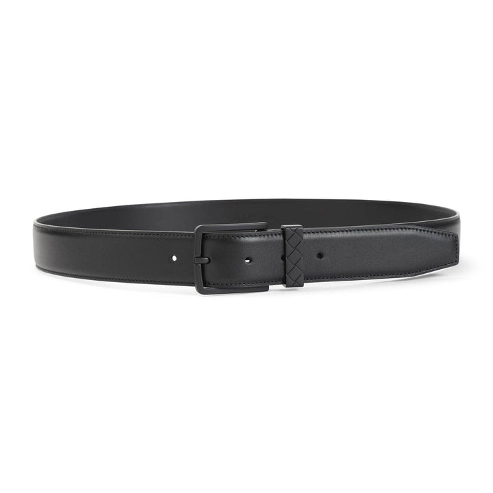 BOTTEGA VENETA Intreccio Leather Belt - 3.5CM Width - SleekGait