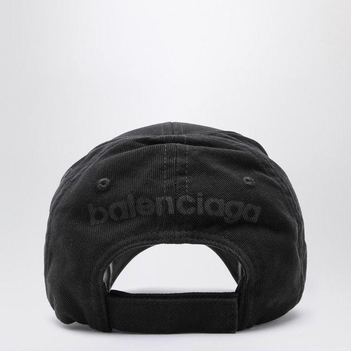 BALENCIAGA 3B Stencil Mini Cotton Baseball Cap - SleekGait