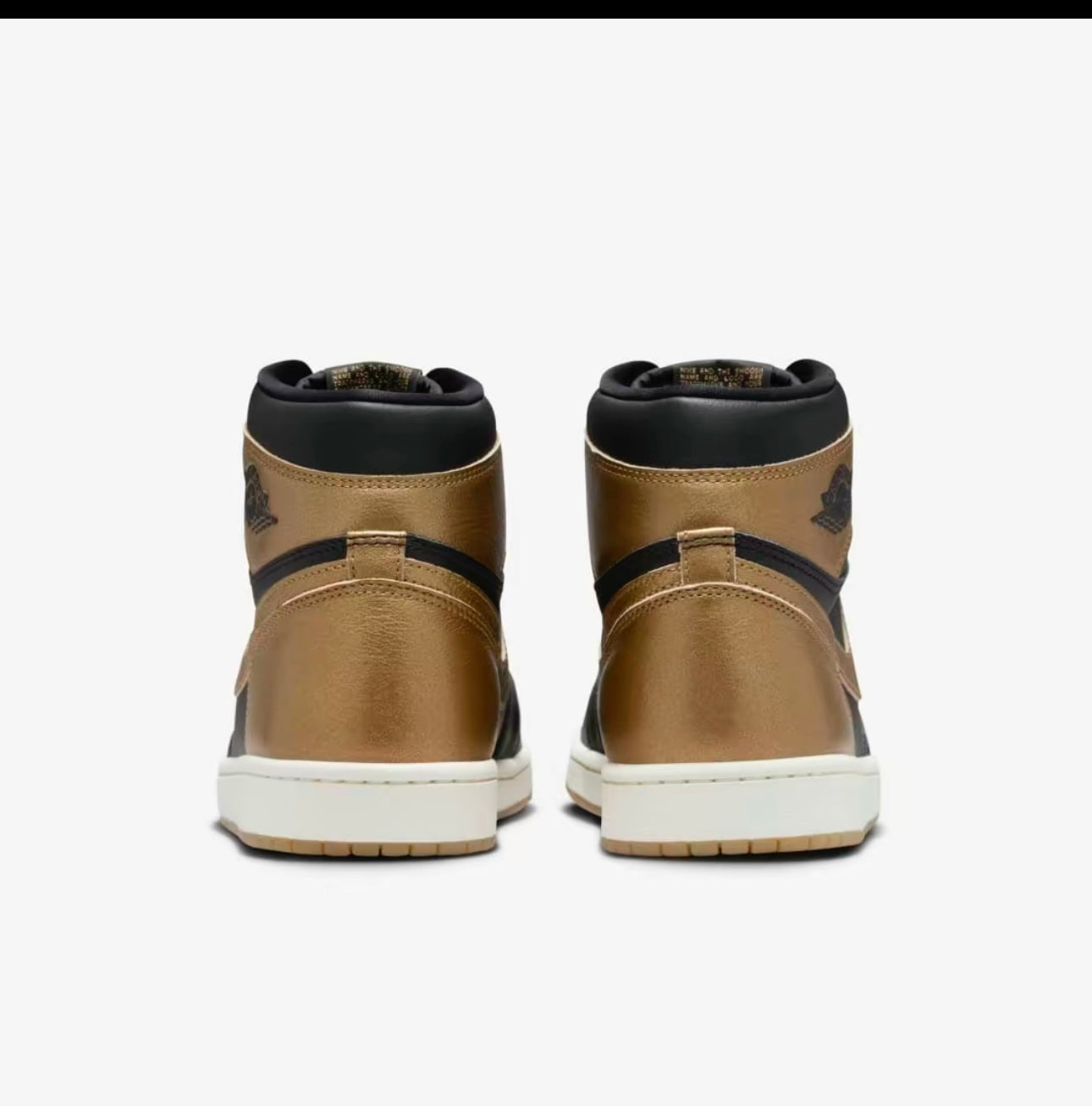 Nike Air Jordan 1 High OG Black Metallic Gold