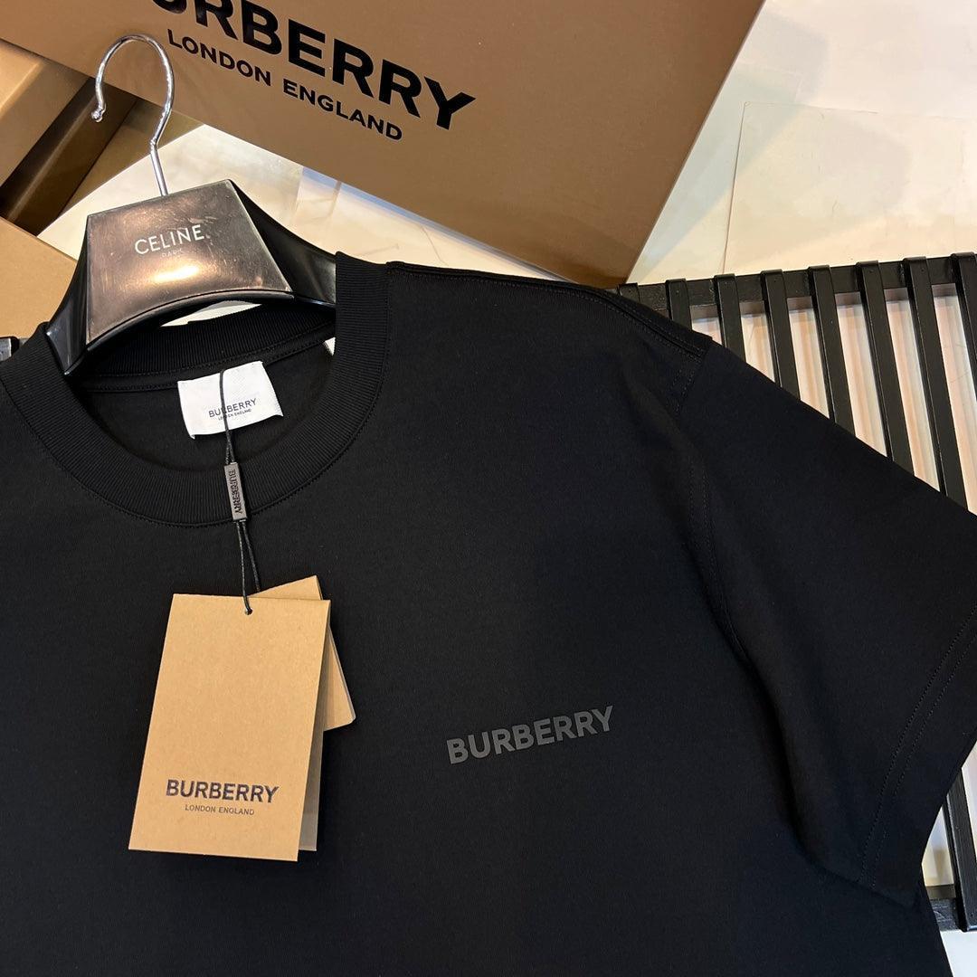 Burberry T-Shirt Without Collar 'Black' - SleekGait