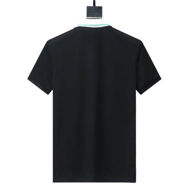 Gucci Black T-shirt with a collar - SleekGait